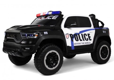 Детский электромобиль Dodge Police 1500 o111oo черный